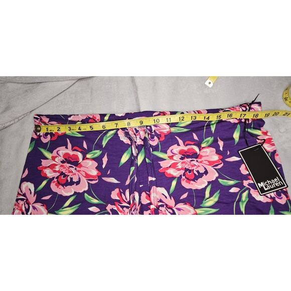 NWT Revolve Michael Lauren Barto Purple Floral Wide Leg Pant Womens Size Small - Picture 3 of 6
